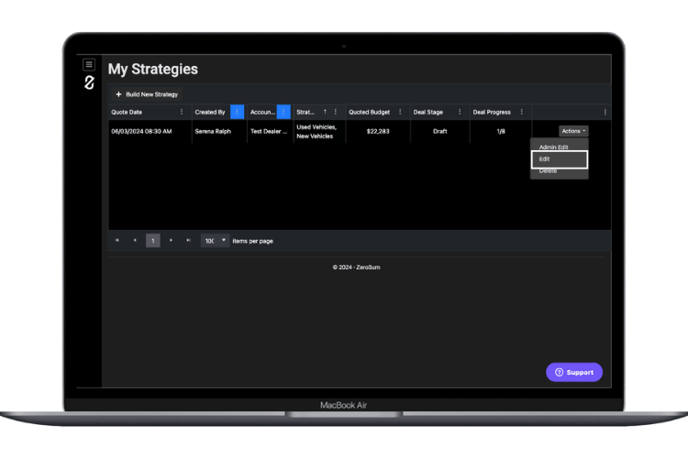 Execution Hub - Build New Strategy