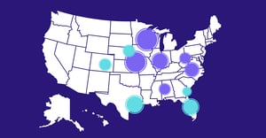 Average Inventory Growth Heavily Concentrated in the Midwest and South; Midwest In-Transit Inventory Lower Than National Average