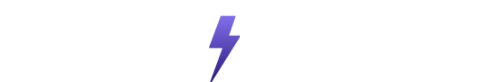 White Logo with Gradient Bolt - Cloud Theory